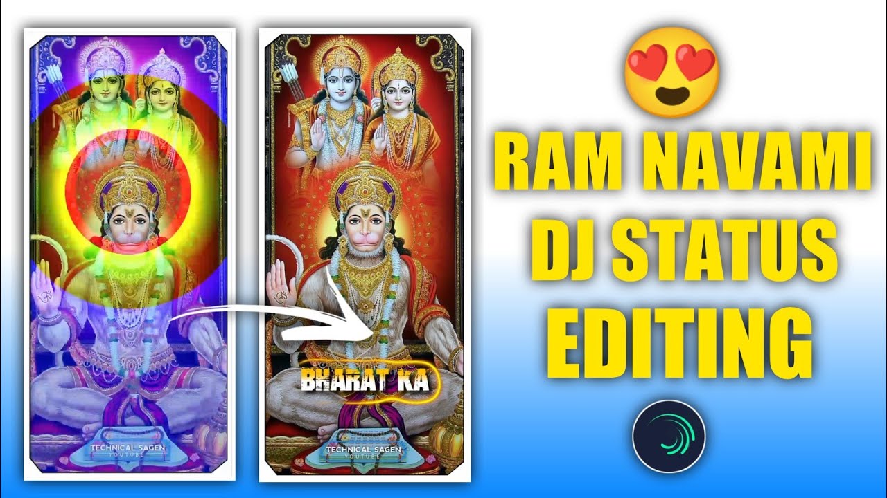 ram navami special dj status editing alight motion | mera bharat ka baccha dj status editing