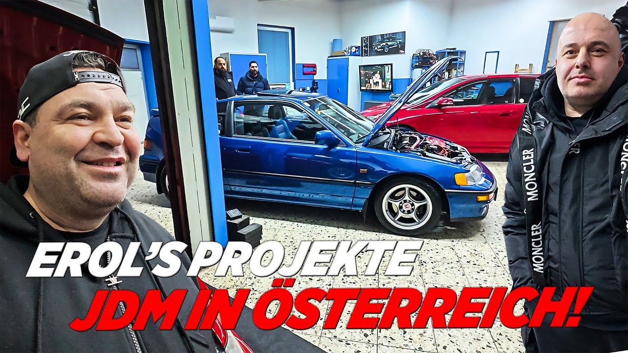 In der Österreichischen JDM Honda Vtec Abteilung angekommen! - Werkstattrundgang bei Erol