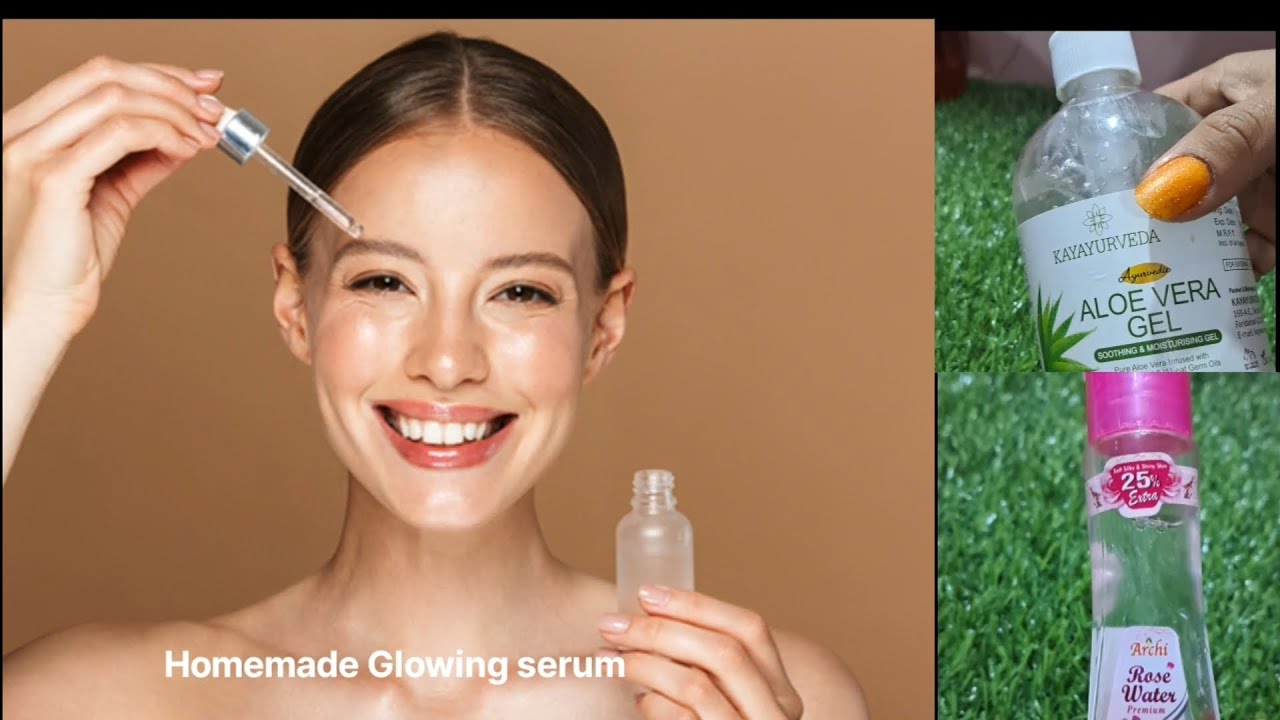 SKIN GLOWING FACE SERUM AT HOME || IT'S MAGICAL WORK ️😍#faceserum # ...