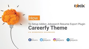 How To Setup Resume Export Templates Addon  in Careerfy - Job Board WordPress Theme