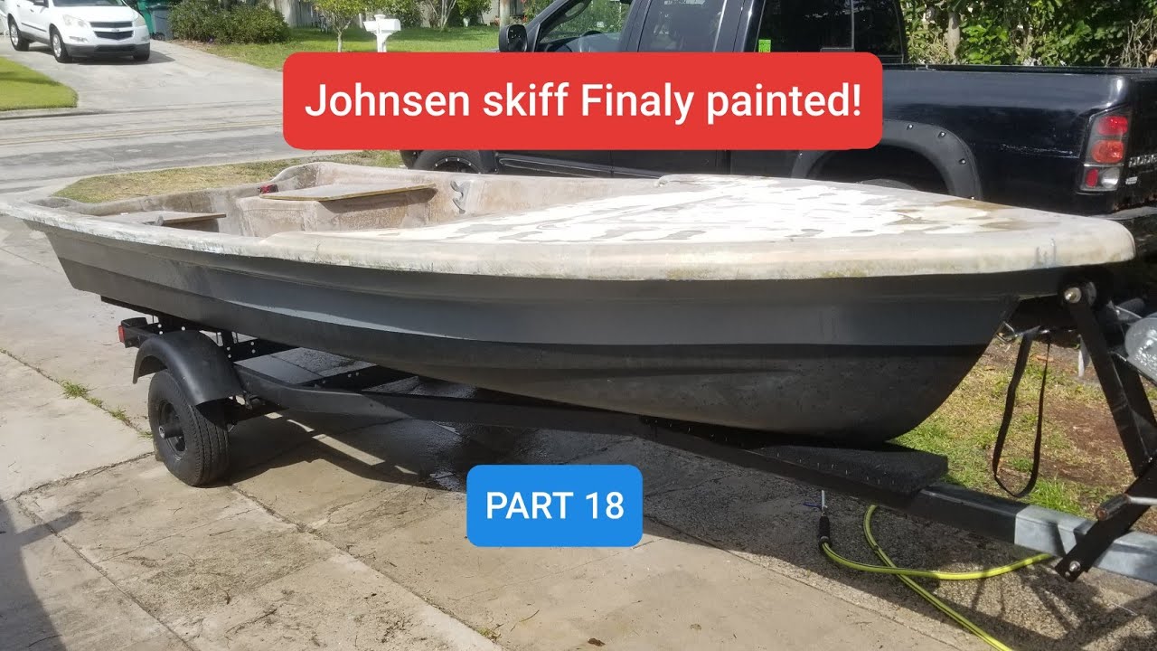 DIY FIBERGLASS BOAT BUILD (Finally a Paint job) Part 18 ...