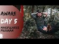 Mindfulness Program AWARE Day 5 | Breathe and Flow Yoga #shorts