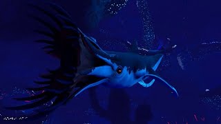 Absolutely Destroying The Squid Sharks In Subnautica Below Zero