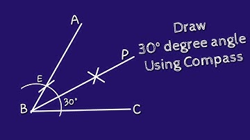 How to draw 30 degree angle with compass.shsirclasses.