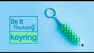How to make pencil keychain  |handmade keyring| beaded keyring | Beads art\vineeta mishra