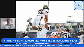 Florida high school football teams that can win 2026 national title
