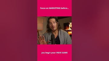 focus on MARKETING before you begin your INDIE GAME #shorts
