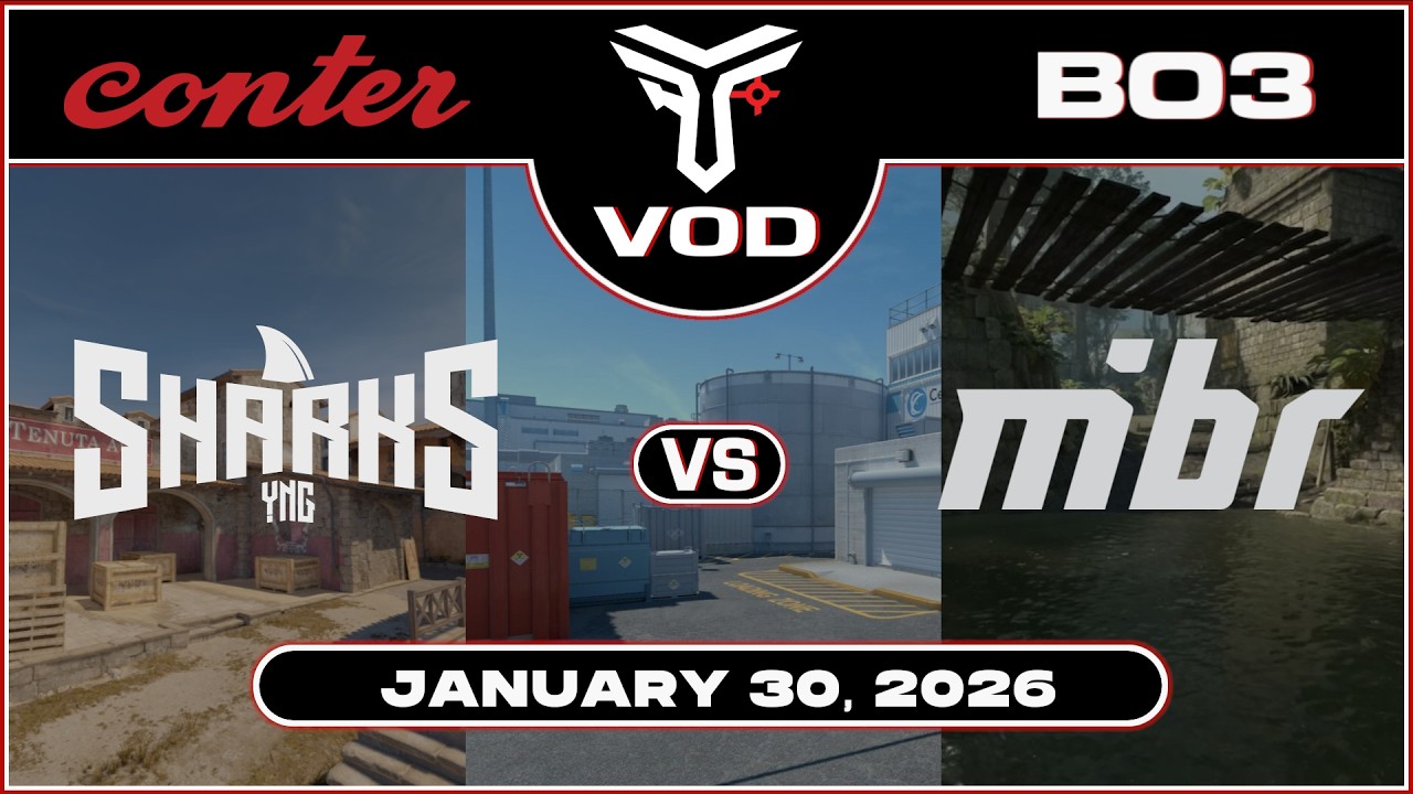 Sharks vs MIBR | FiRe CONTER Season 1 | 