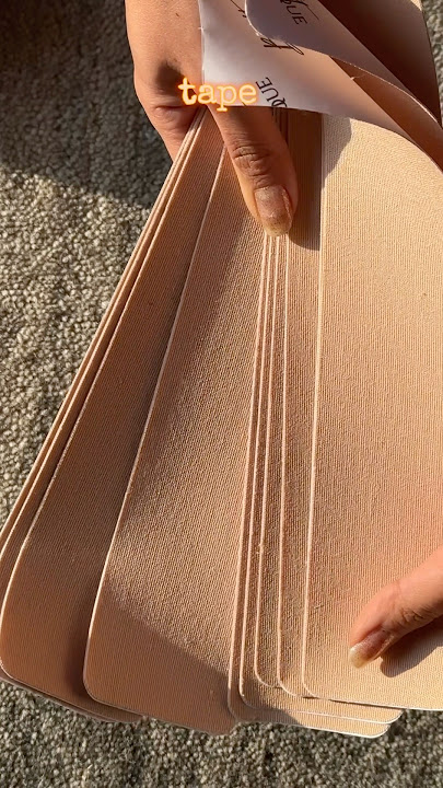 No BRAS 👙needed 🫰🏻 #bodytape #youtubeshorts