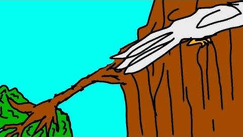 bird flying from a tree flipaclip animation #flipaclip #fingerdraw