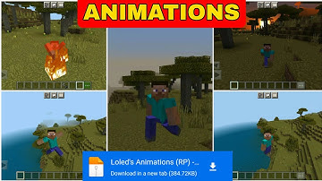 PLAYER ANIMATION MCPE | PLAYER ANIMATION MOD MINECRAFT PE 1.19