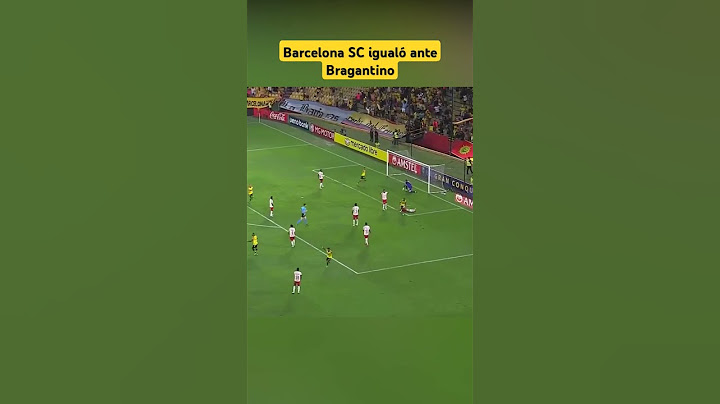 Barcelona SC empató 1-1 ante Bragantino ida Copa Sudamericana #futbol #ecuador 🇪🇨🇪🇨