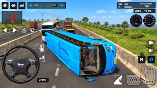😭Euro bus simulator Indonesia💥😱Blue coach IDBS travel 2026 | Android gameplay screenshot 1