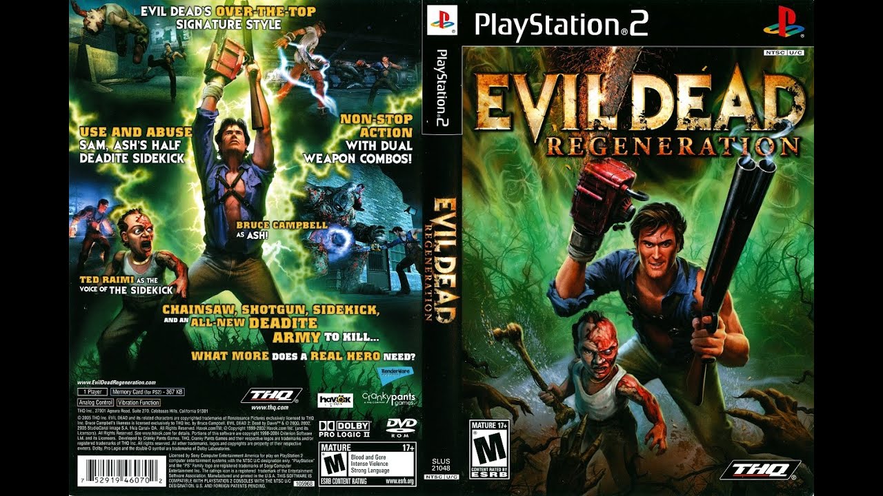 Evil Dead: Regeneration (PS2-BR): 1 - Uma noite alucinante/ sanatório/ médico louco