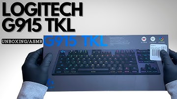Logitech G915 TKL keyboard Unboxing | ASMR