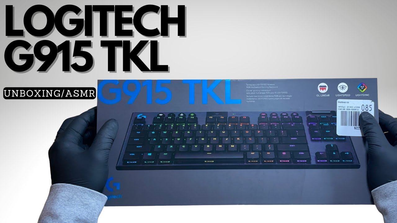 Logitech G915 TKL Mechanical Keyboard Unboxing and First Impressions 