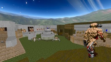 Doom II - Skirmish PvM map03: Helix - UV-Max with commentary