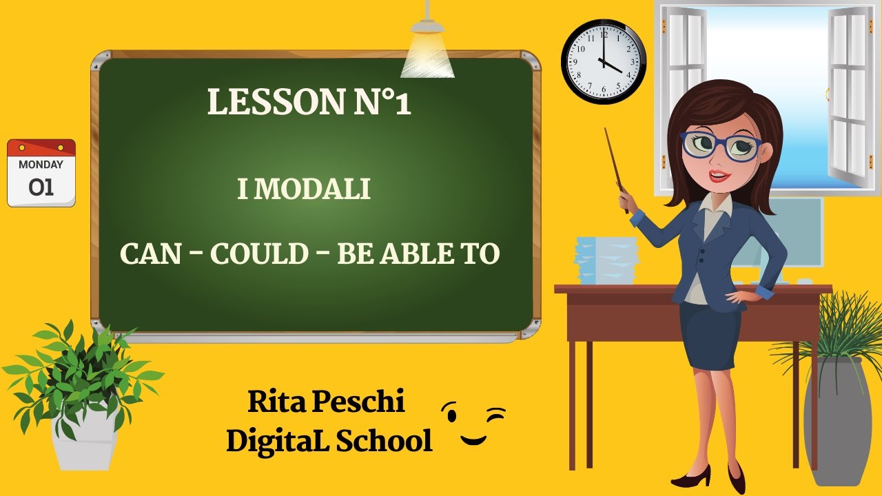 I VERBI MODALI IN INGLESE PER LE ABILITA' | CAN, COULD, BE ABLE TO