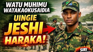 Nafasi Za Kazi Jwtz 20262027 Kuandikishwa Jeshini Watu Muhimu Watakao Kusaidia Uingie Jeshini