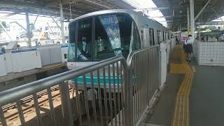 東急目黒線　各駅停車日吉行き　東京メトロ9000系9111編成　多摩川駅にて