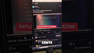 GEZINE divulga vídeo com exploit do PS5 13.20. #ps5 #ps5exploit