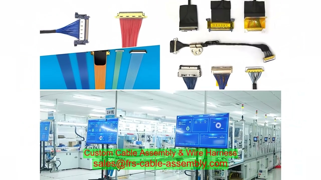 Производитель жгутов проводов Stainless Steel Cable Tray Manufacturers 25738G Flex LVDS Assembly Pow