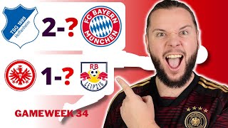 Bundesliga Gameweek 34 Predictions & Betting Tips!