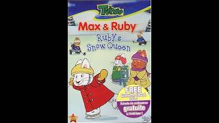 Max & Ruby Ruby's Snow Queen 2002 DVD Opening