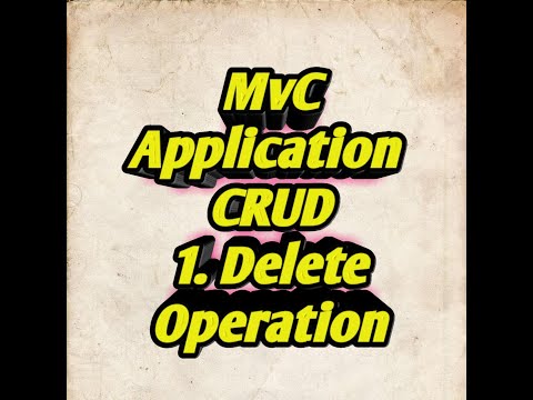 How to delete data from database table in mvc application in urdu|| How to read data from database