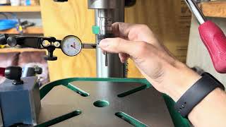 Checking Reamer Runout in a Drill Press
