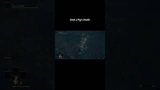 Died a Pig's Death in Elden Ring Randomizer #gaming #eldenring