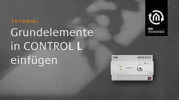 EIBPORT V3 - CONTROL L Basiselemente - Tutorial DE