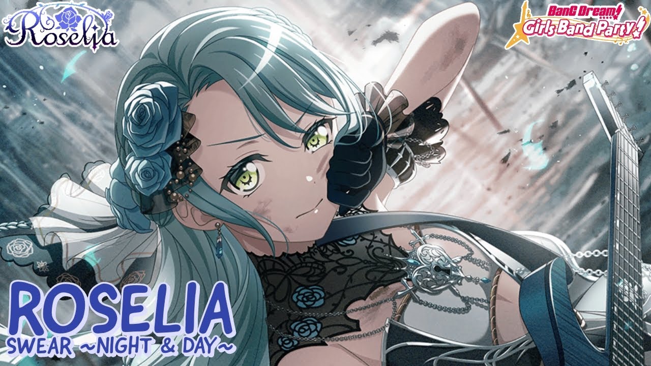 BanG Dream! Girls Band Party! | Roselia - Swear ~Night & Day~ [Lyrics ...