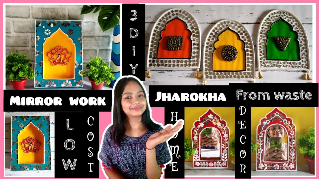 Diy Mirror Work Jharokha Jharokha Making From Waste Material Low Cost diy-mirror-work-jharokha-jharokha-making-from-waste-material-low-cost