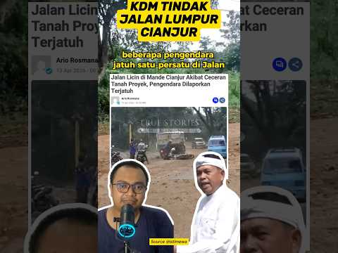 HEBOH! Respons Cepat Dedi Mulyadi Tindak Jalan Berlumpur Cianjur thumbnail