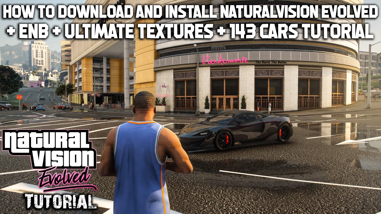 How To Download And Install Naturalvision Evolved Enb Ultimate Textures Car Packs Tutorial Youtube