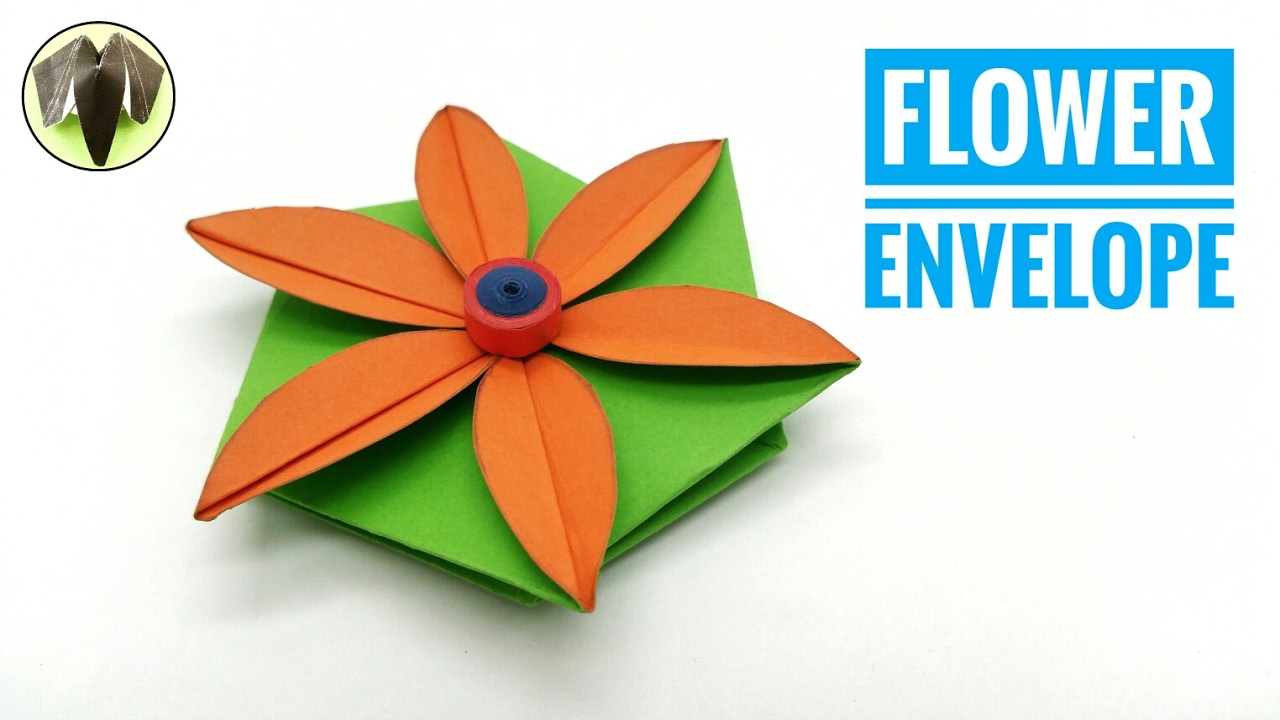 Flower Envelope for Teacher's Day DIY ️ Handmade ️ Tutorial ️ Paper Folds 791 YouTube