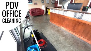 POV office cleaning - silent cleaning