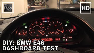 DIY: BMW E46 Dashboard Test