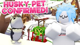 HUSKY PET CONFIRMED in ADOPT ME 🐺 (Roblox)