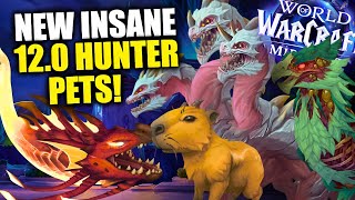 All New AMAZING Hunter Pets In Midnight! Capybaras | Mandragoras | Pangolins & More | WoW 12.0