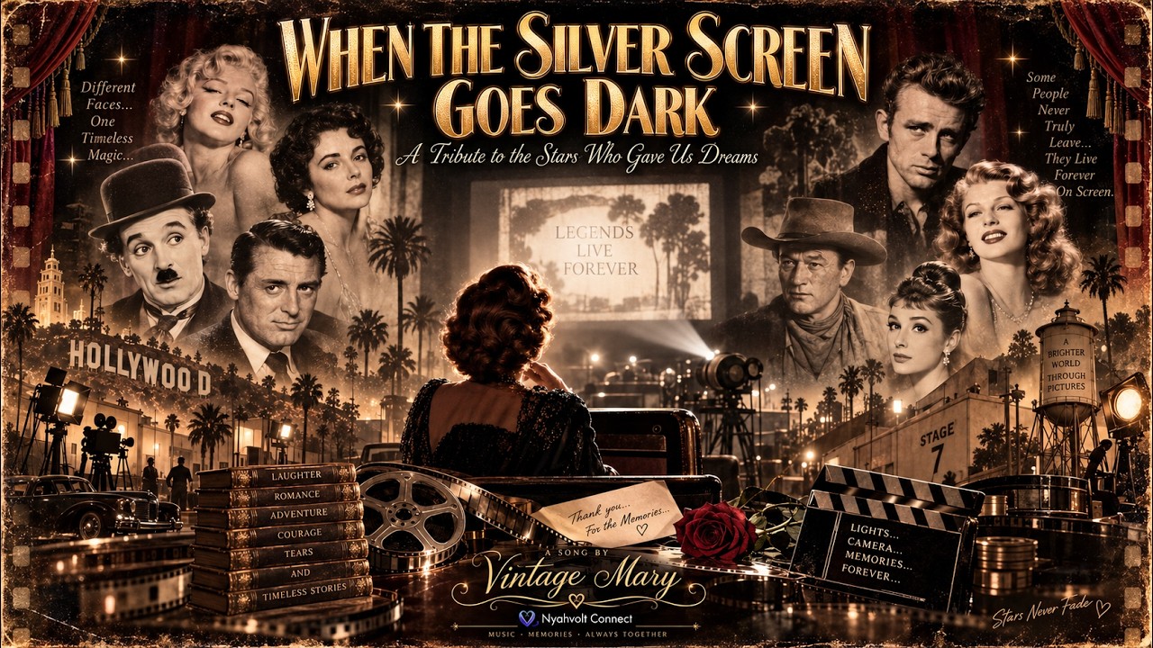 WHEN THE SILVER SCREEN GOES DARK 🎞️ | Vintage Mary | Golden Age Hollywood Tribute