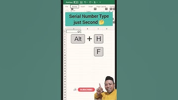 Stop Typing Serial Numbers Manually in Excel 😲| Use This Shortcut to Auto-Fill Instantly! #ExcelTips