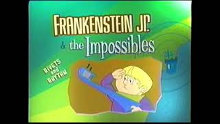 Boomerang Frankenstein Jr. And The Impossibles Cartoon Info Bumper Set Resimi