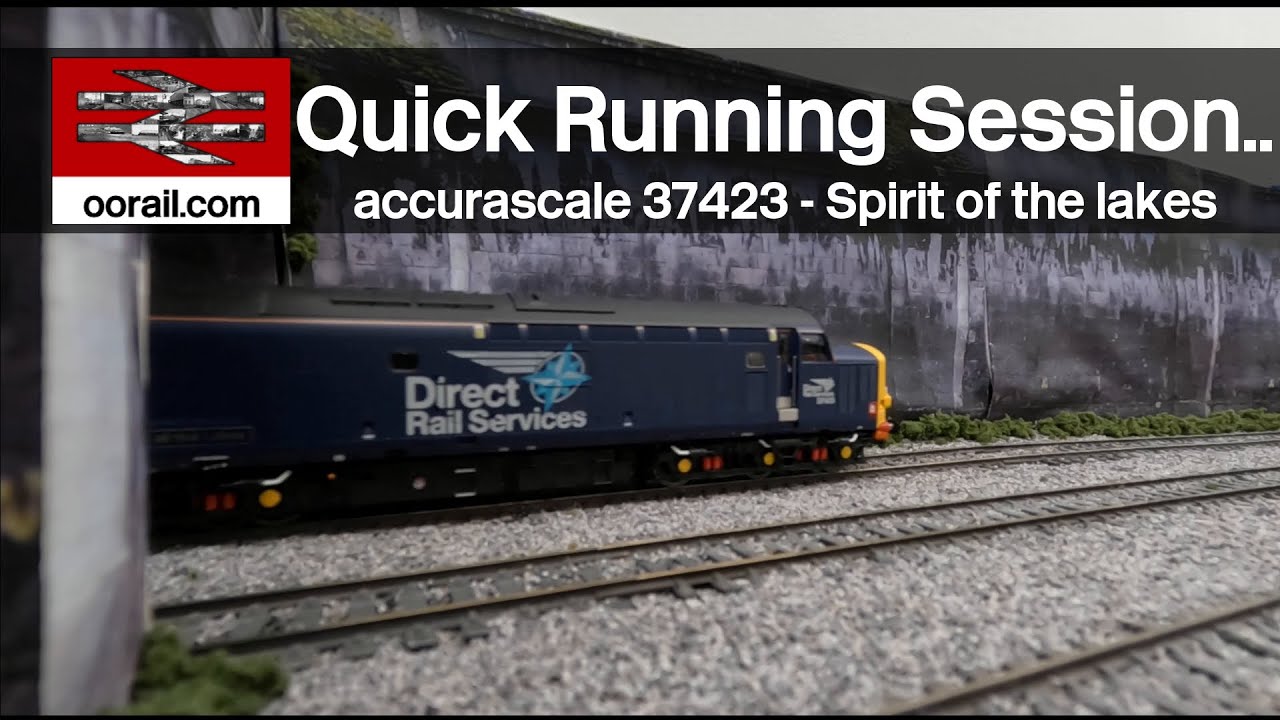 Explore British Railways: Accurascale Class 37/4 in DRS Livery Meets Hornby Mark 2F/2E