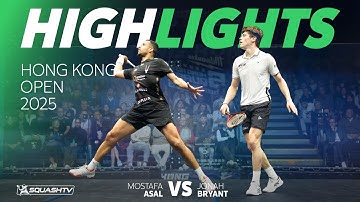 🇪🇬 Asal vs Bryant 🏴󠁧󠁢󠁥󠁮󠁧󠁿 | Hong Kong Open 2025 | HOOGTEPUNTEN HALVE FINALE