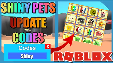 9 SHINY PET UPDATE CODES IN ROBLOX MINING SIMULATOR