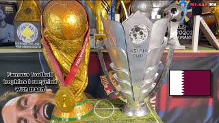 DIY Famous football trophies that I made at home myself, FIFA World Cup trophy 2022 Qatar 👉 #mrsanrb by Mr San RB 2,738 views 2 months ago 6 minutes, 12 seconds