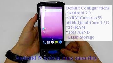 IPDA030 Android 7 0 PDA Handheld Data Terminal Scanning Testing