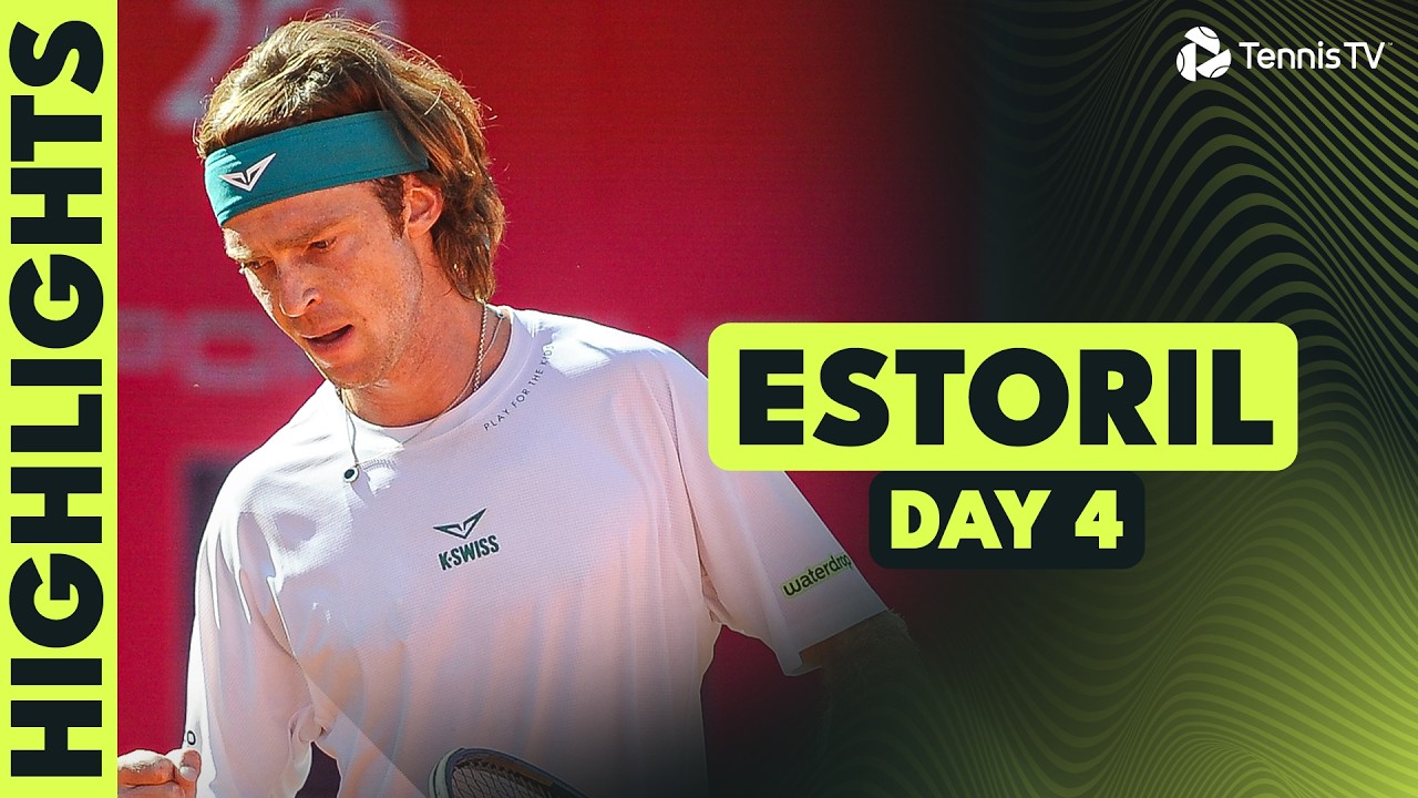 Rublev & Darderi Headline; Faria & Carreno Busta Also In Action | Estoril 2026 Day 4 Highlights
